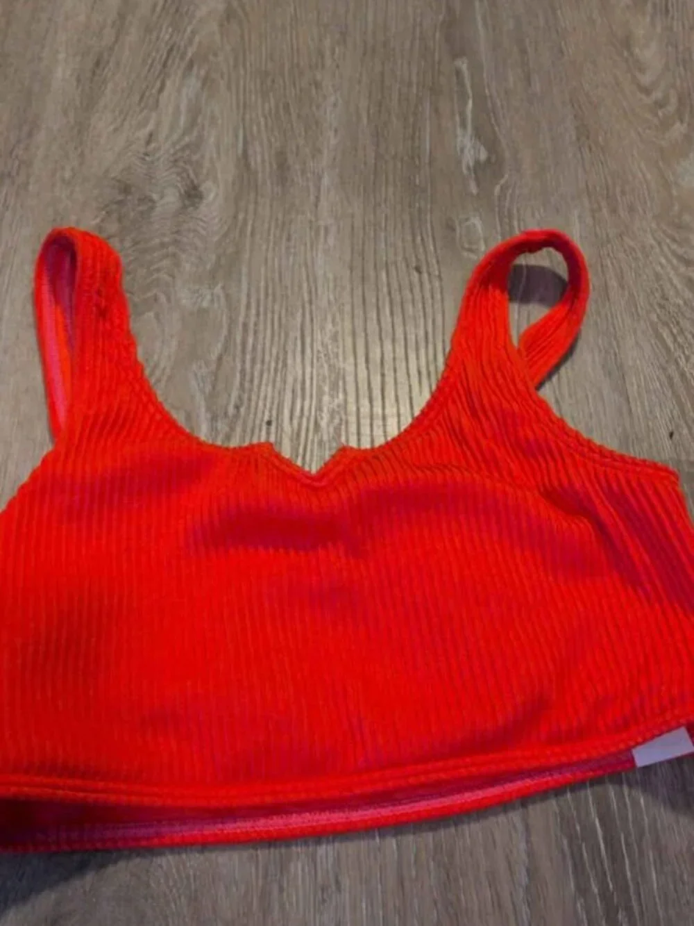 Abercrombie Kids orange ribbed Two-Piece Bikini 13/14